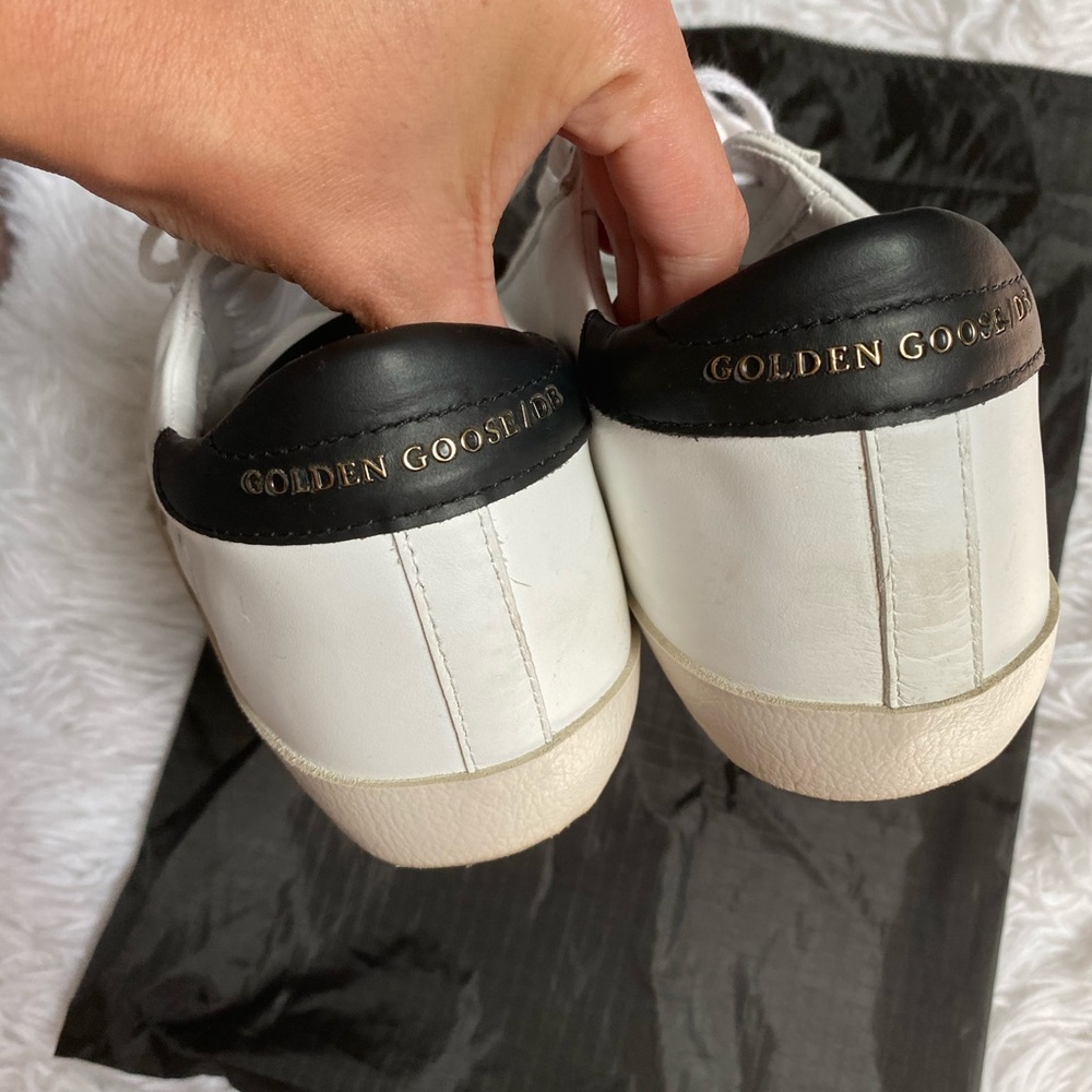 Golden Goose Black and White Sneakers - Picture 6 of 8